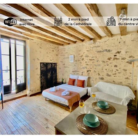 Апартаменты Le Cosy-Chic, 2 Min A Pied Cathedrale , Jacobins Ле-Ман Экстерьер фото